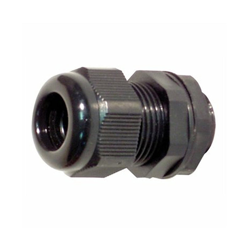 PPS, 12 mm Black Nylon IP68 Cable or Tube Gland, suits 4.5 - 7.8 mm Tube Diameter