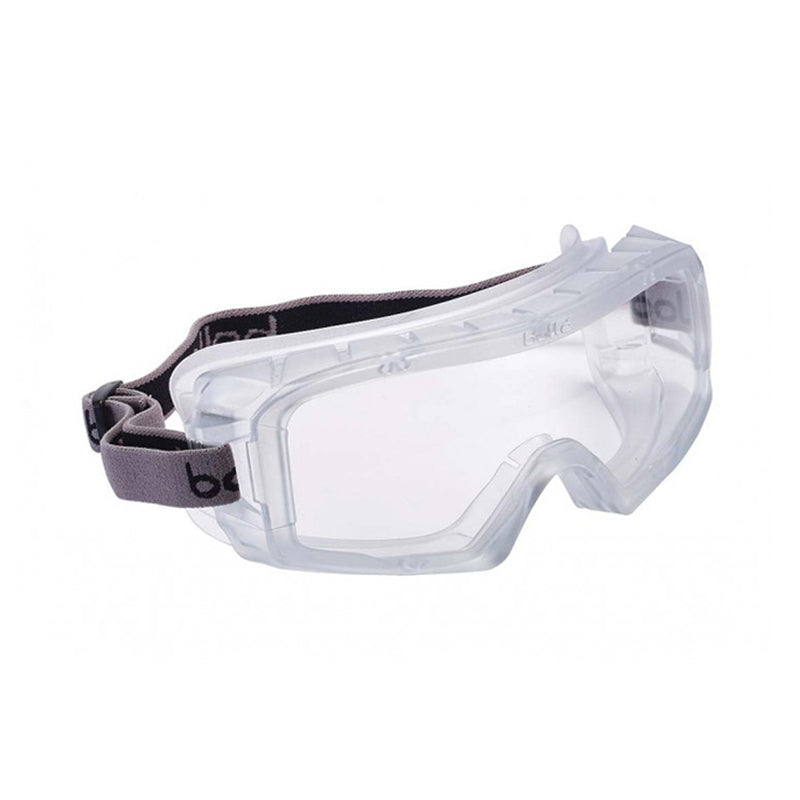 Bolle, Bolle Coverall 3 PVC Safety Goggles, Sealed Safety Eyewear suitable for Chemical Splash