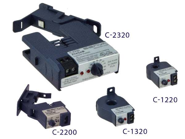 Senva Sensors, C-1220HV    | CURRENT SWITCH, PRESET,  N.O. MINI SOLID-CORE,.75-50A;120VAC  |   Senva Sensors