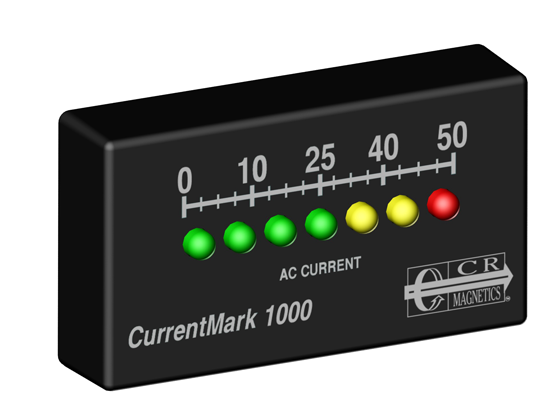 CR Magnetics, CRM1000-25-I    | 7 LED Visual Current Indicator | Soild Core | Internal CT | 2 - 25 Amp Range | 0.35" ID  |   CR Magnetics