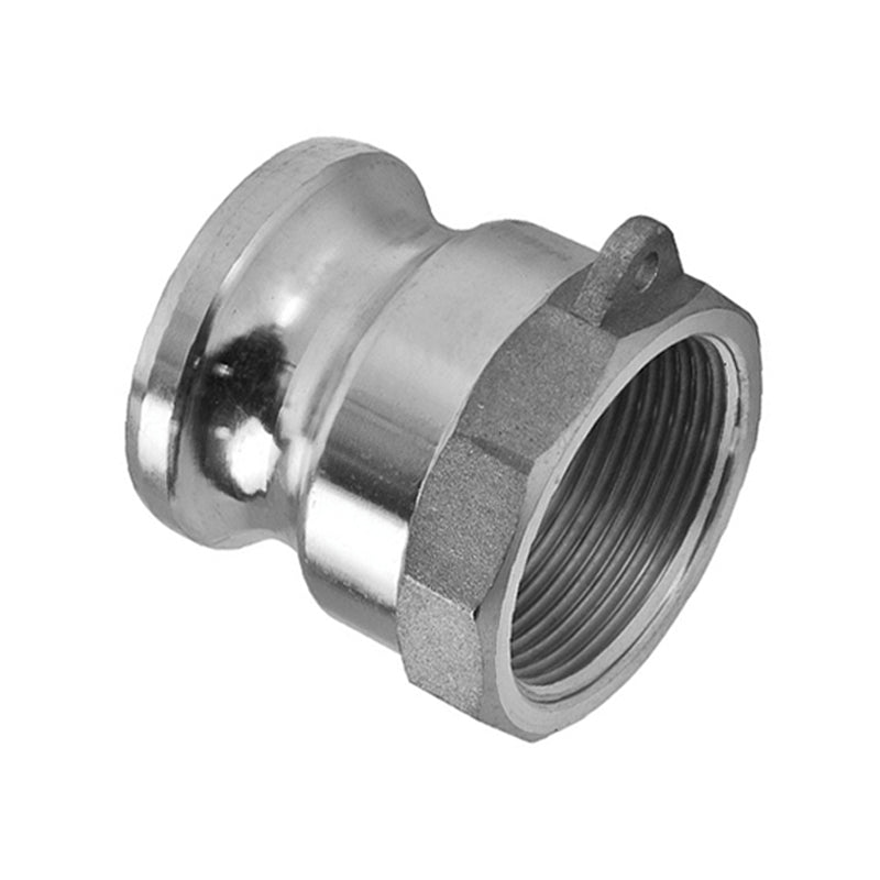 PPS, Camlock Coupling, 316 Stainless Steel, 100 mm Type A, Male Camlock x 4" Female BSP