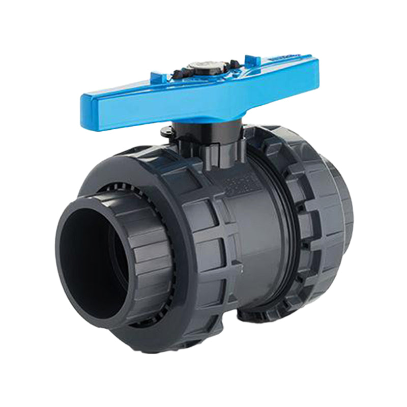 FIP, FIP 100 mm (DN100), Easyfit VEEFV 2-Way PVC-U Ball Valve, EPDM Seals, BSP Threaded Connections