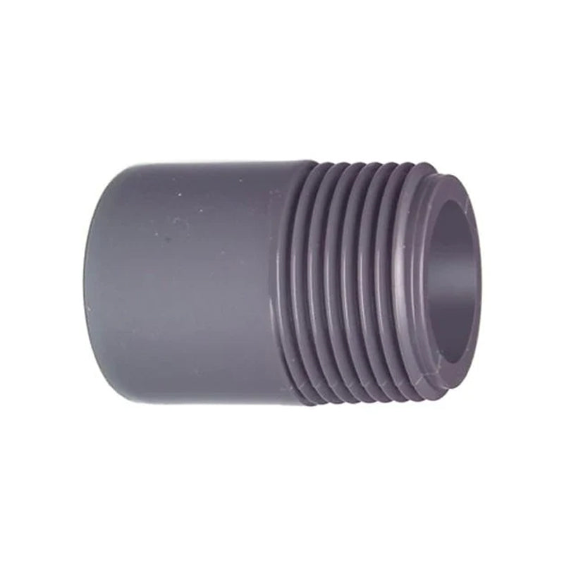 Georg Fischer, Georg Fischer 2" BSP Male, Type 913 Adapter Toe Nipple, Schedule 80, PVC-U