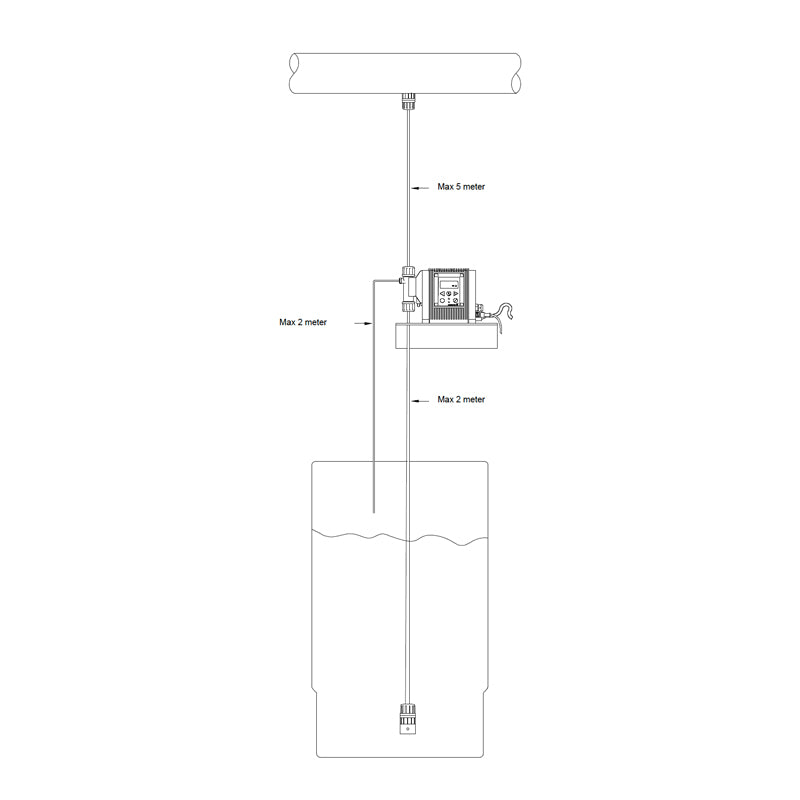 Grundfos, Grundfos 6/9 mm Installation Kit for Chemical Dosing Pump, with Non-Return Foot Valve, Strainer & Tubing