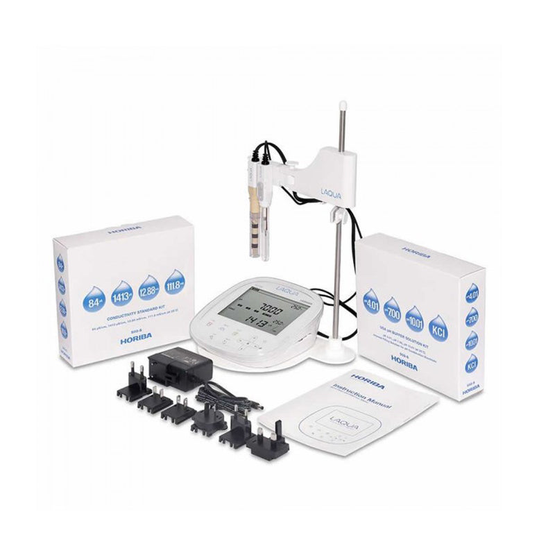 Horiba, Horiba LAQUA PC1100 Benchtop Dual Channel pH/ORP/ EC/TDS/Res/Sal/Temp Instrument Kit