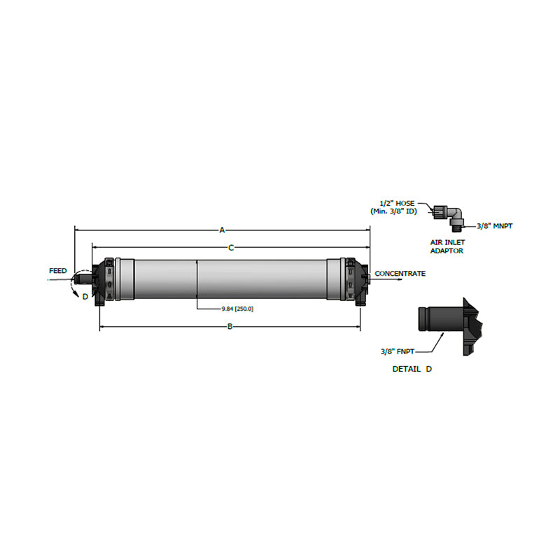 Hydranautics, Hydranautics HYDRAcap® MAX40, Capillary Ultrafiltration (UF) Module