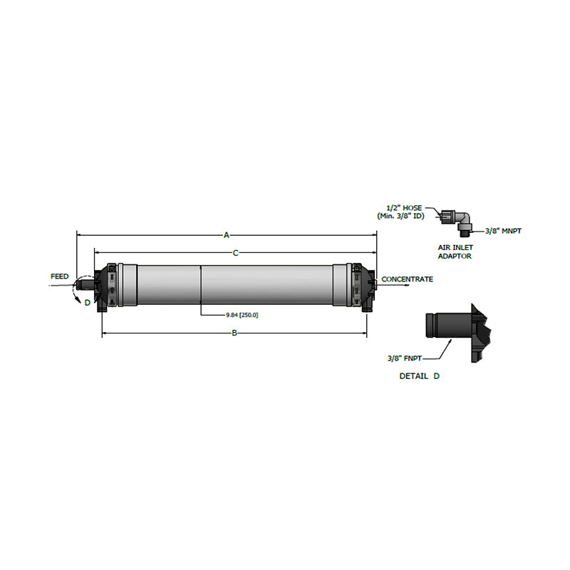 Hydranautics, Hydranautics HYDRAcap® MAX80, Capillary Ultrafiltration (UF) Module