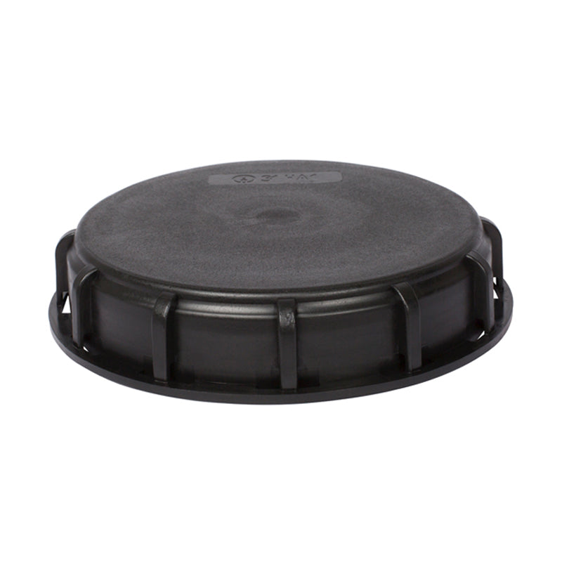 PPS, IBC Top Lid, Black, 150mm (DN150), to suit most IBC tanks