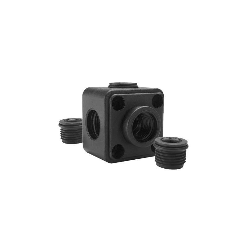 John Guest, John Guest 1/2" Metric Acetal Black Water Porting Block