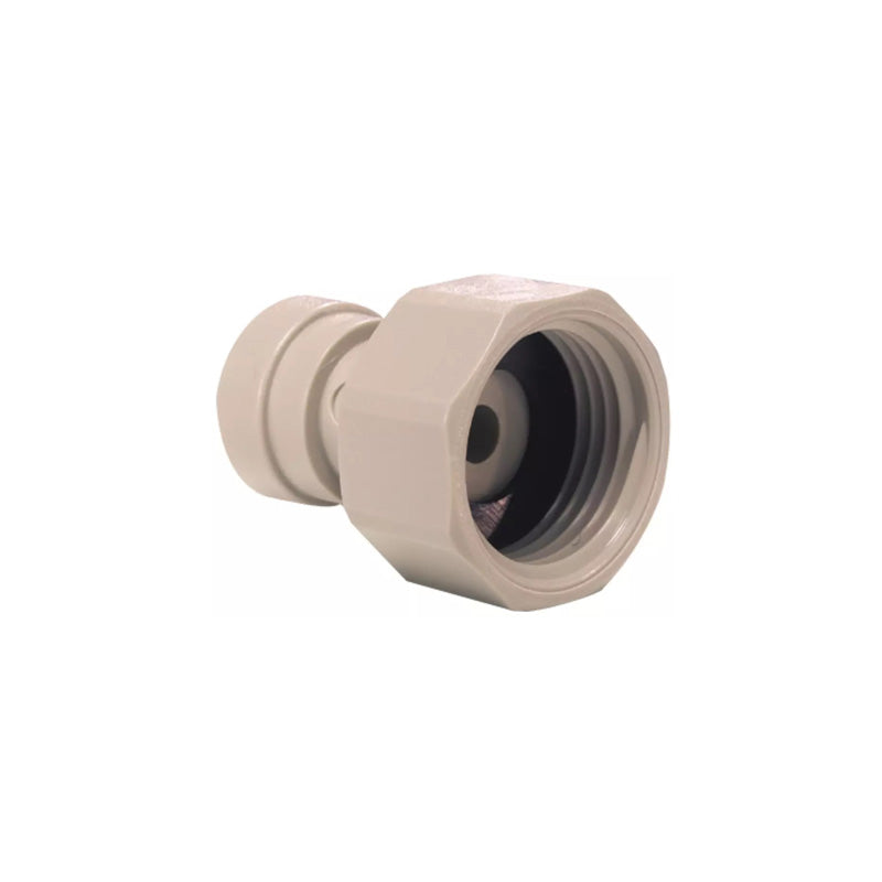 John Guest, John Guest 1/4" x 1/2" Tap Adaptor (BSP Thread) - Grey Acetal