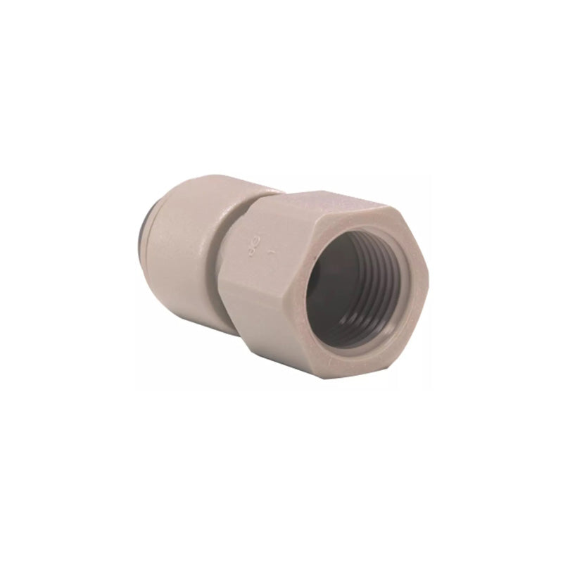 John Guest, John Guest 1/4" x 7/16"-24  Tap Adaptor ( UNS Thread ) - Grey Acetal