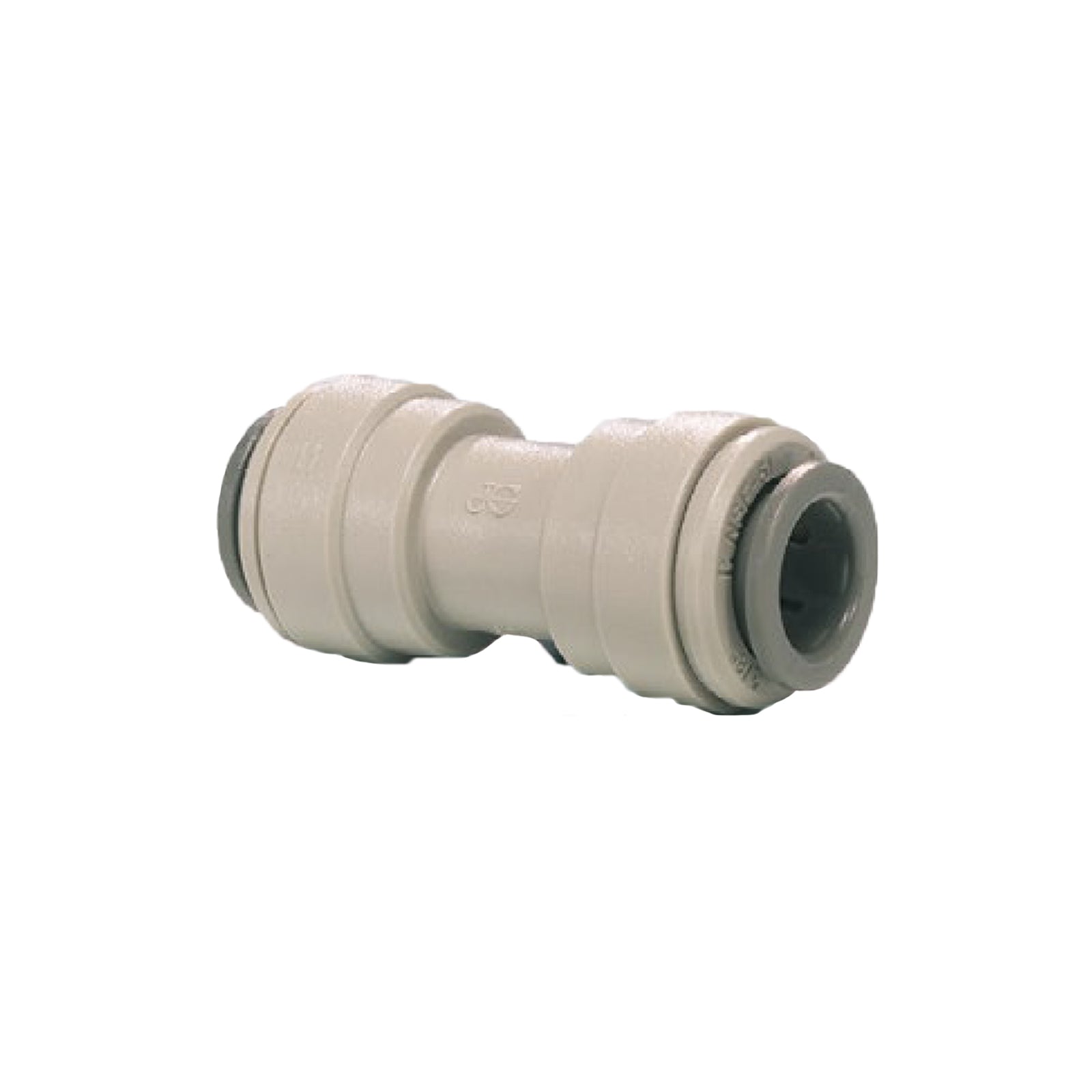 John Guest, John Guest Equal Straight Connector for 3/8" (OD) tube, Grey Acetal