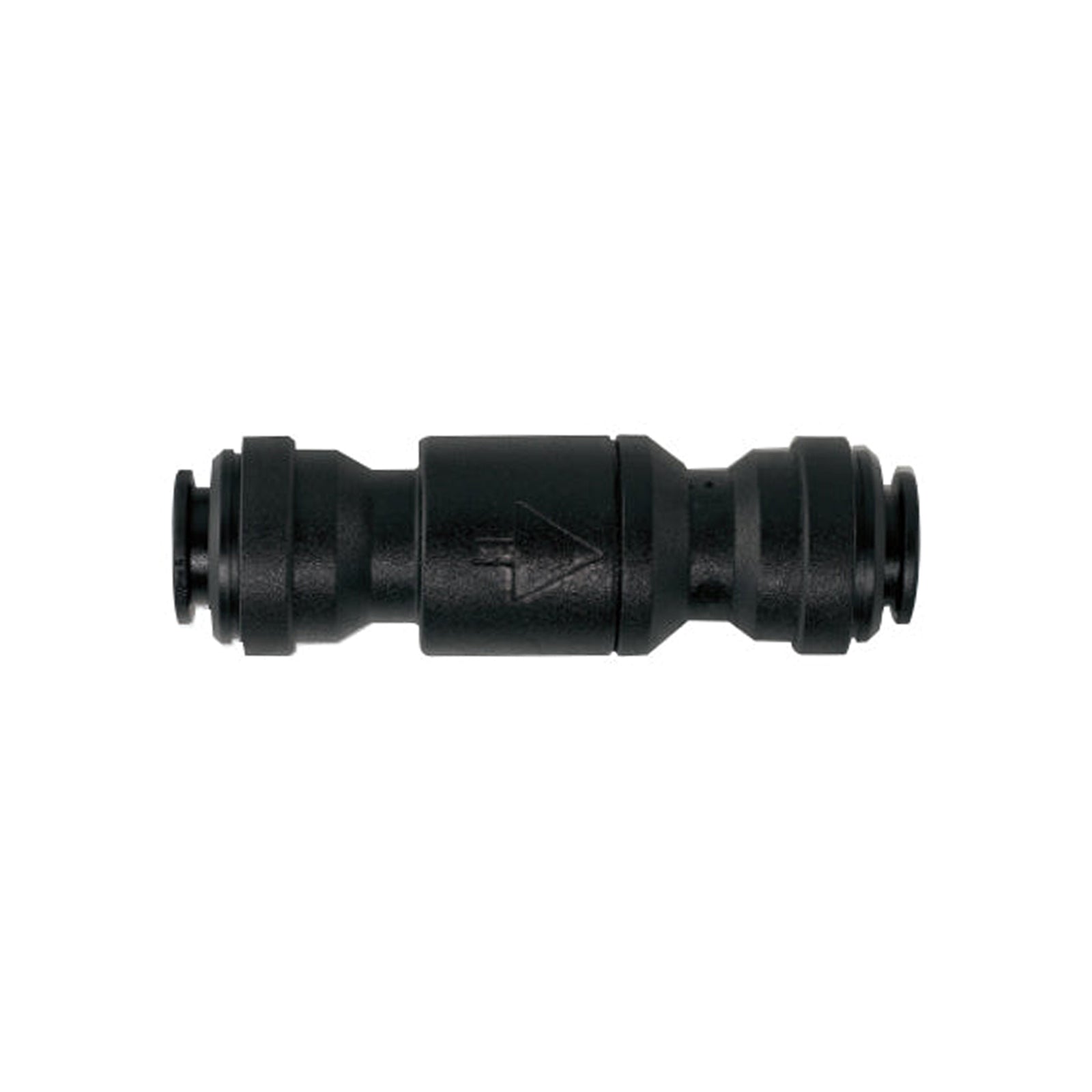 John Guest, John Guest Speedfit, Single Check Valve, 10mm Metric, Black Acetal