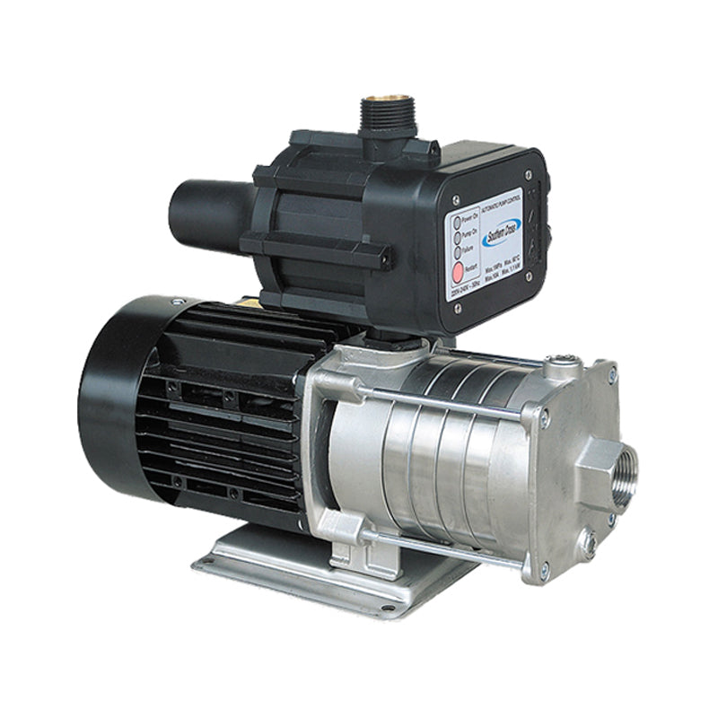 Pentair Onga, Pentair Southern Cross CBI 2-60PC22 Stainless Steel Centrifugal Pump (61 L/min max flow) with Presscontrol