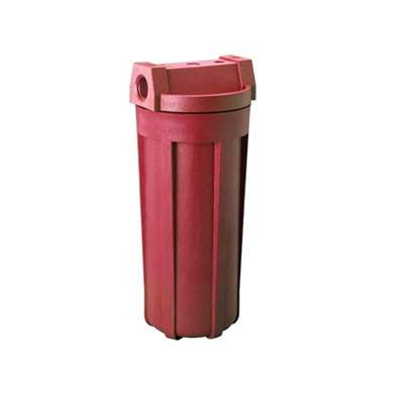 Pentek, Pentek 10" Standard Diameter High Temperature Red/Red Housing, 3/4" NPT Without Pressure Relief