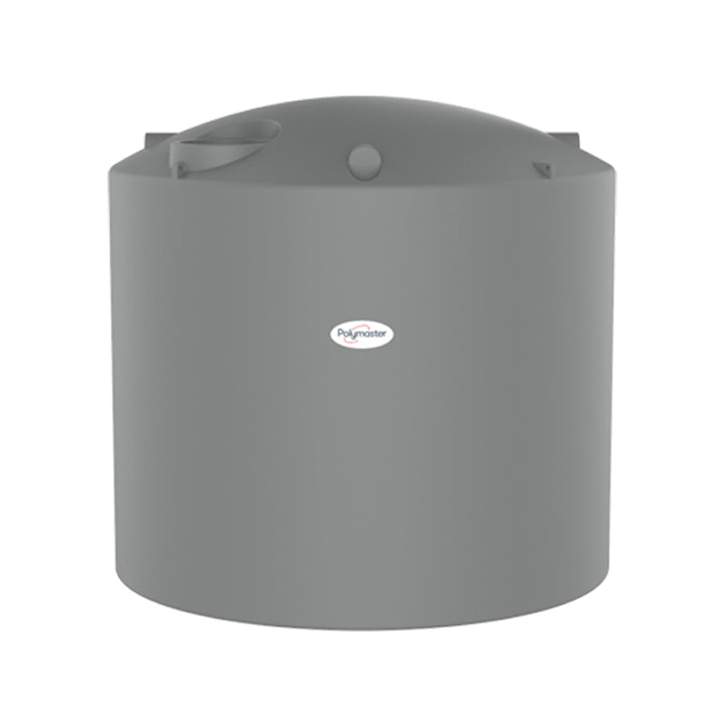 Polymaster, Polymaster 10,000 L PolyChoice Water Tank, Smooth Wall Round Tank (Colour: Monument)