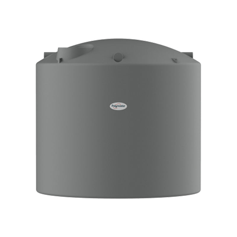 Polymaster, Polymaster 13,500 L PolyChoice Water Tank, Smooth Wall Round Tank (Colour: Monument)