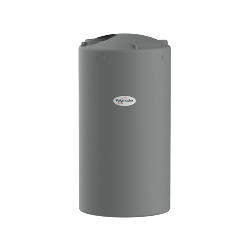 Polymaster, Polymaster 2,000 L PolyChoice Water Tank, Smooth Wall Round Tank (Colour: Monument)