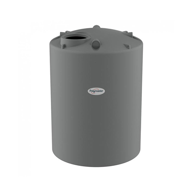 Polymaster, Polymaster 4,000 L PolyChoice Water Tank, Smooth Wall Round Tank (Colour: Monument)