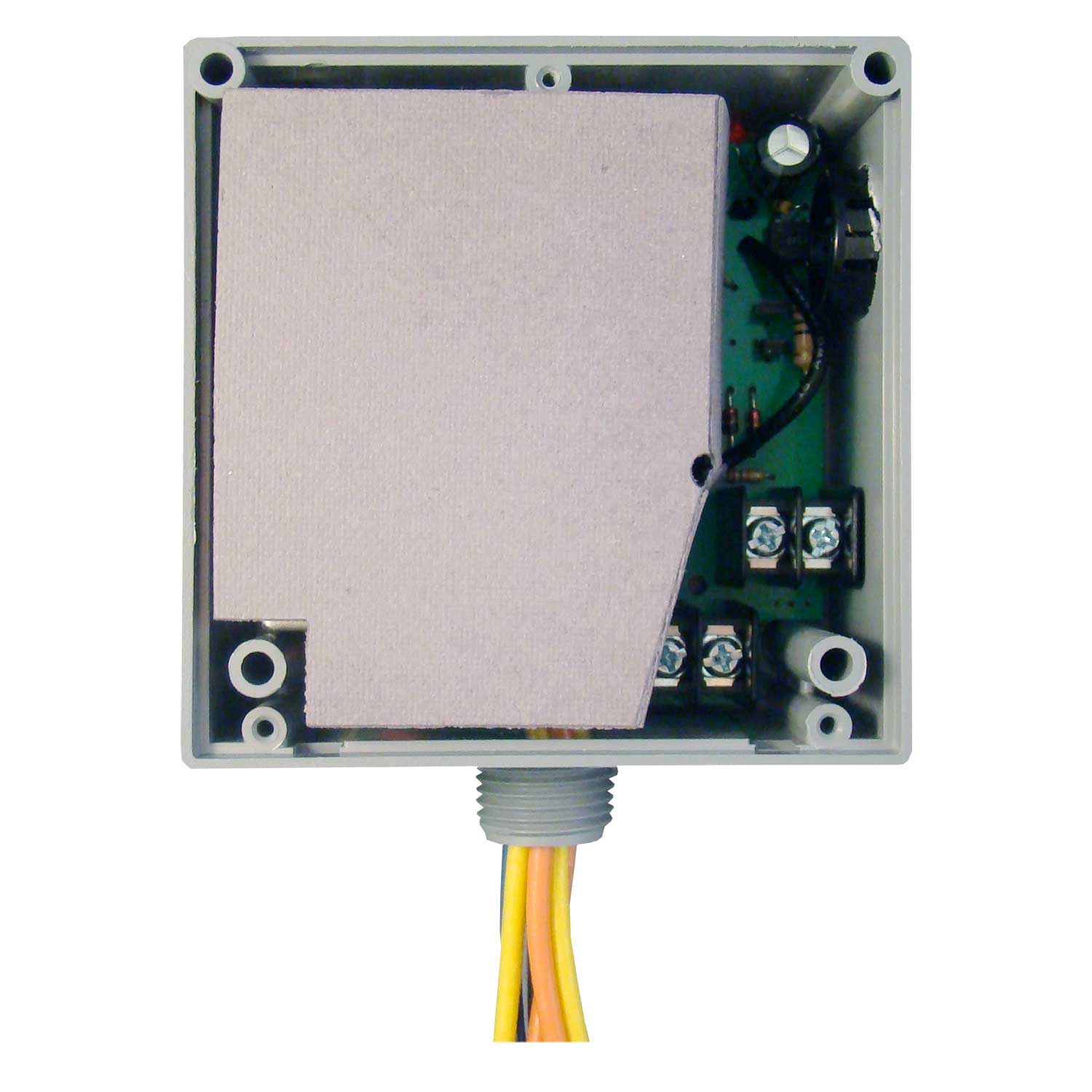 Functional Devices, RIBX243PF    | Enclosed Internal AC Sensor, Fixed, + Relay 20Amp 3PST 24Vac/dc  |   Functional Devices