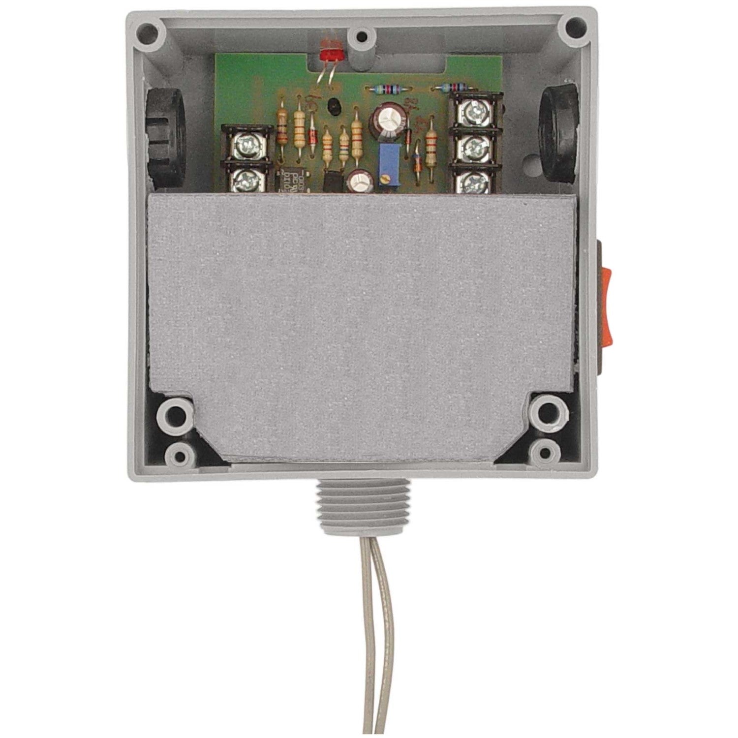 Functional Devices, RIBXLSEV    | Enclosed Internal Low AC Sensor AnalogOut 10Amp SPST 10-30Vac/dc Relay +Override  |   Functional Devices