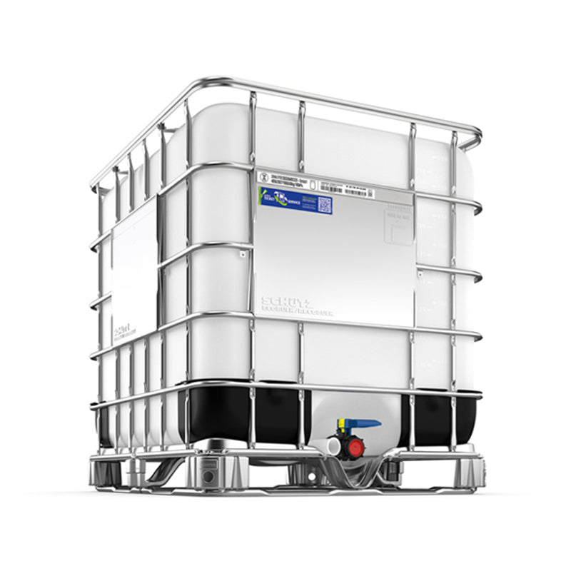 Schutz, Schütz 1000 L Ecobulk IBC MX1000 with EVOH Permeation Barrier, Valve and Framepallet - Darwin Stock