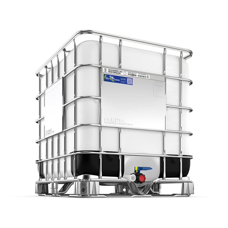 Schutz, Schütz 1000 L Ecobulk IBC with Valve and Framepallet, Food Grade, DG Rated - Darwin Stock