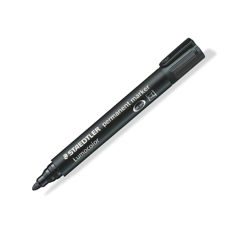 Staedtler, Staedtler Lumocolor® Permanent Marker (2 mm Line Width, Bullet Tip, Black)