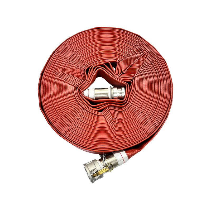 Sunnyflo, Sunnyflo Red 50 mm Layflat Hose Assembly with Type C & E Camlock Couplings