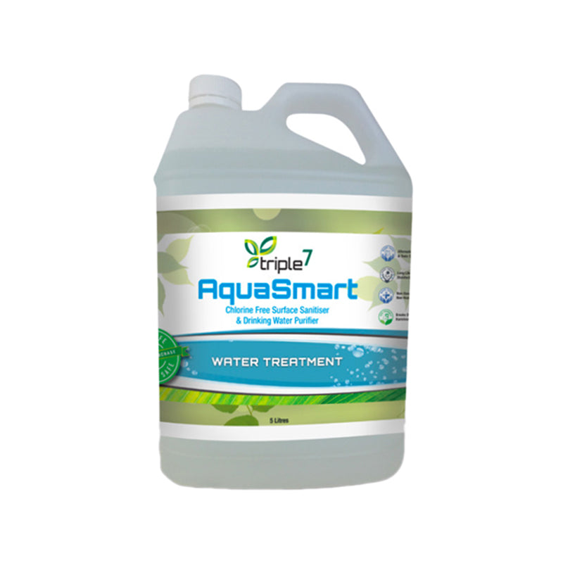 Envirofluid, Triple7 AquaSmart, Water Purifier, Disinfectant & Sanitiser, 5 L