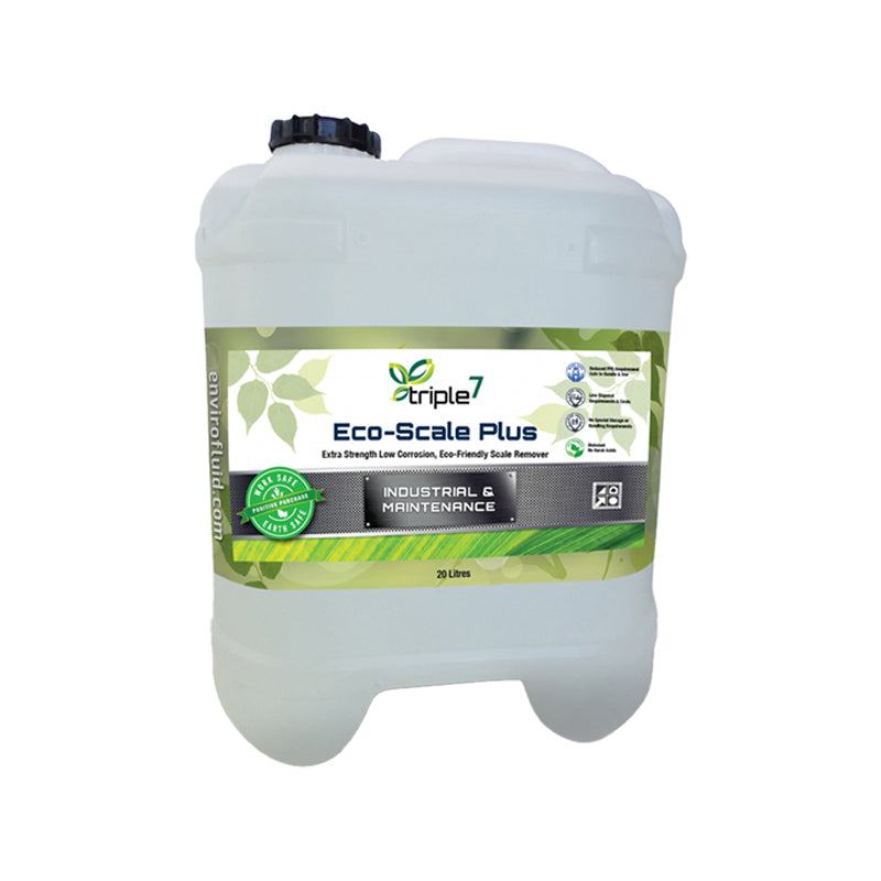 Envirofluid, Triple7 Eco-Scale Plus, Limescale & Calcium Remover, Eco-Friendly Formulation, 20 L