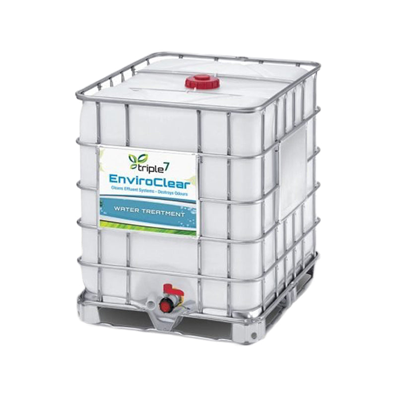 Envirofluid, Triple7 EnviroClear, Bio-Based Surfactant Formulation for Effluent Systems, 1,000 L