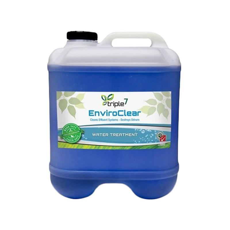 Envirofluid, Triple7 EnviroClear, Bio-Based Surfactant Formulation for Effluent Systems, 20 L