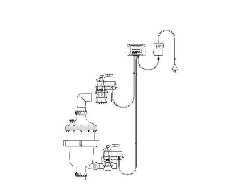 Waterco, Waterco MultiCyclone Auto Purge System, with 2 actuators