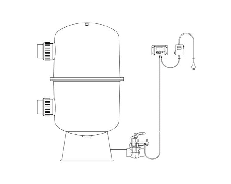 Waterco, Waterco MultiCyclone XL70 Auto Purge System, with 1 actuator